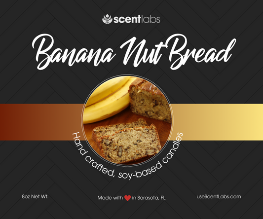 Banana Nut Bread Coconut Soy Wax Candle