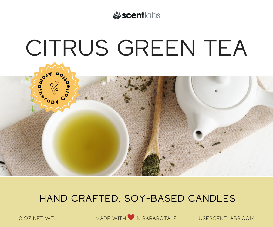 Citrus Green Tea Aromatherapy Candle