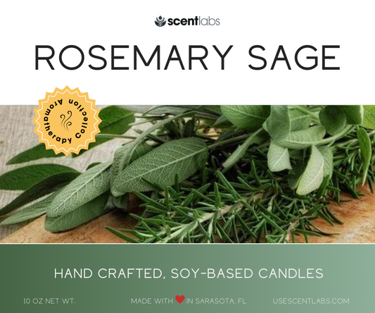 Rosemary Sage Aromatherapy Candle