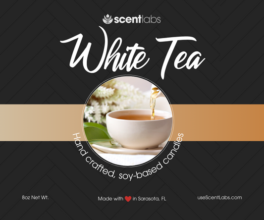 White Tea Coconut Soy Wax Candle