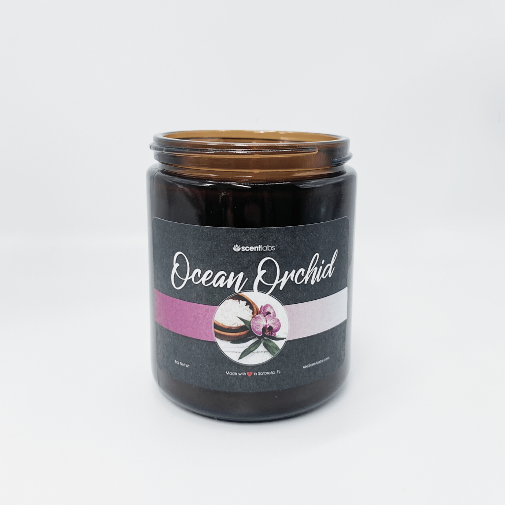 Ocean Orchid Coconut Soy Wax Candle