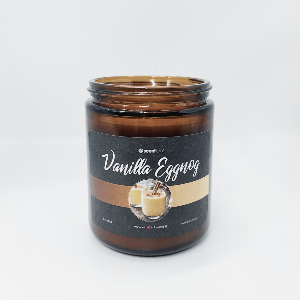 Vanilla Eggnog Coconut Soy Wax Candle