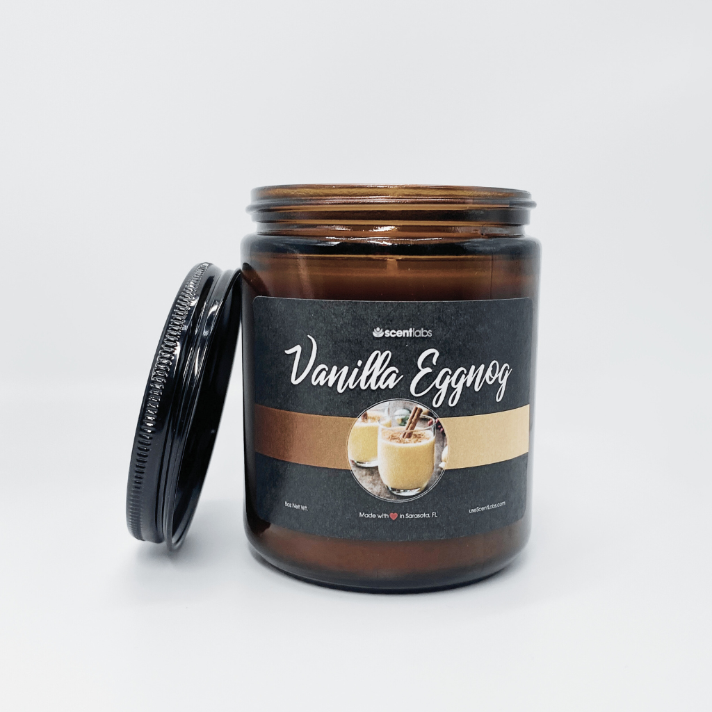 Vanilla Eggnog Coconut Soy Wax Candle